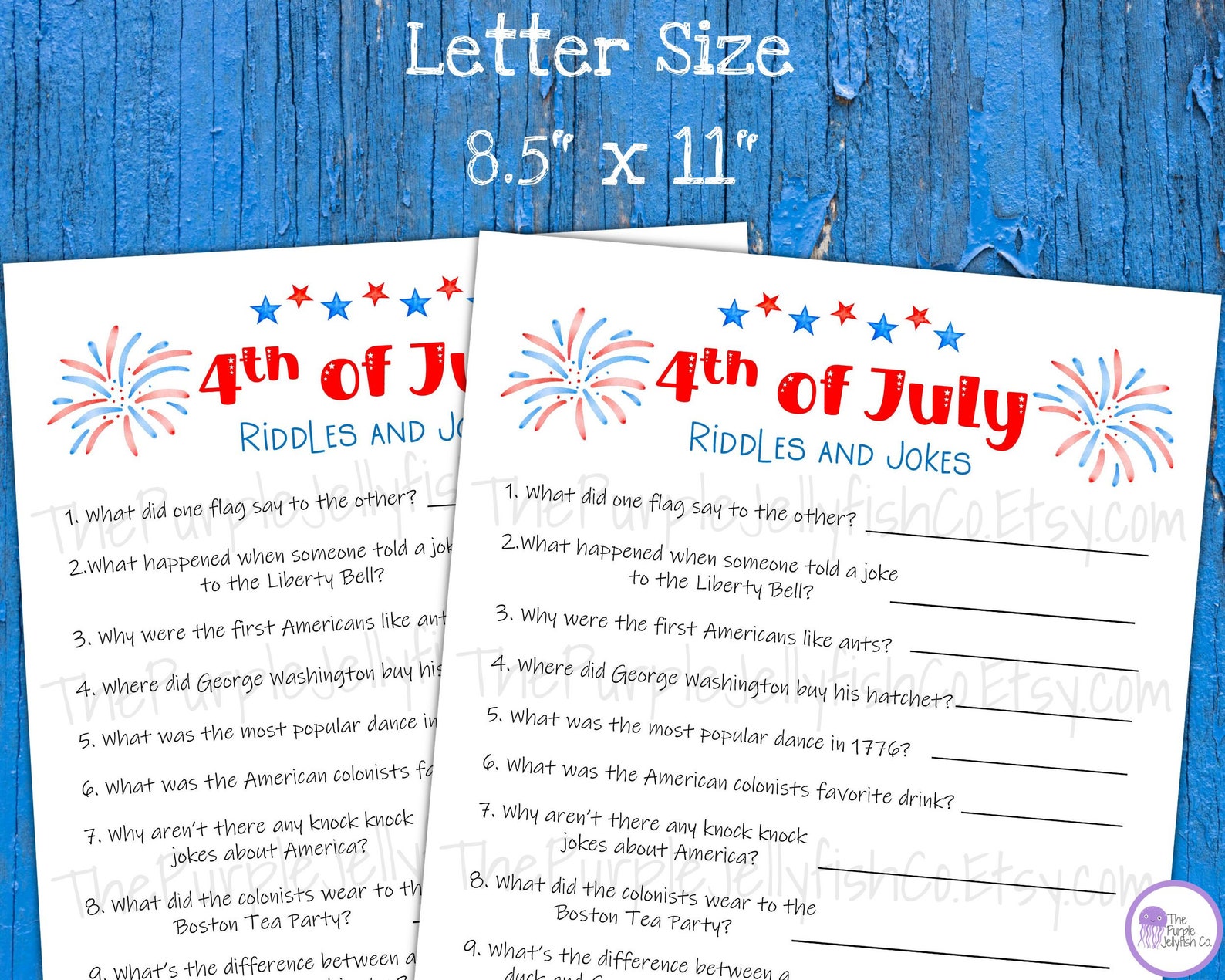 4th of July Jokes and Riddles, 4th of July Activities for Kids, 4th of
