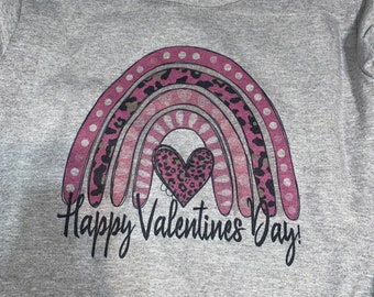 Happy Valentine's Day Sweatshirt • Valentijnsdag Regenboog • Valentijnsdag Liefde