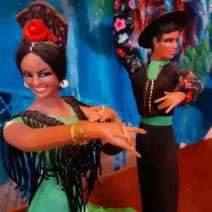 Marin Flamenco Dance Couple, Dolls, Figurines, made in Spain