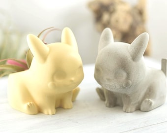 Handmade Medium Concrete Planter – Pokémon-Inspired Pikachu air plant Pot