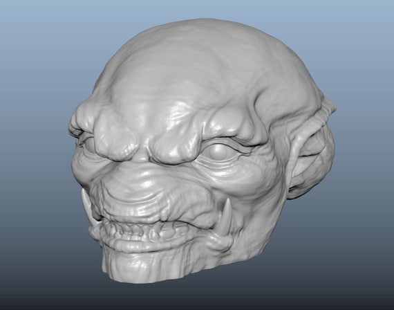 3D Printed Pumpkin Head Candy Bowl STL File (Digital Download)