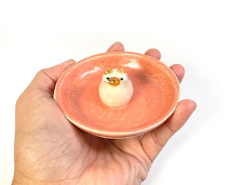 Ring Dish - Cat Ceramic Ring Dish
