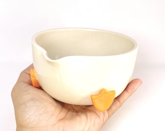 Handmade Matcha Bowl: 14oz Duck Matcha Bowl, Chawan, Katakuchi Bowl, Tea Ceremony, Matcha  Latte