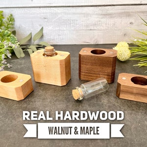 Personalized Keepsake Urn, Wood Urn, Cremation Urn, Mini Urn, Small Urn, Natural Walnut Urn, Custom Keepsake Urn, In Loving Memory
