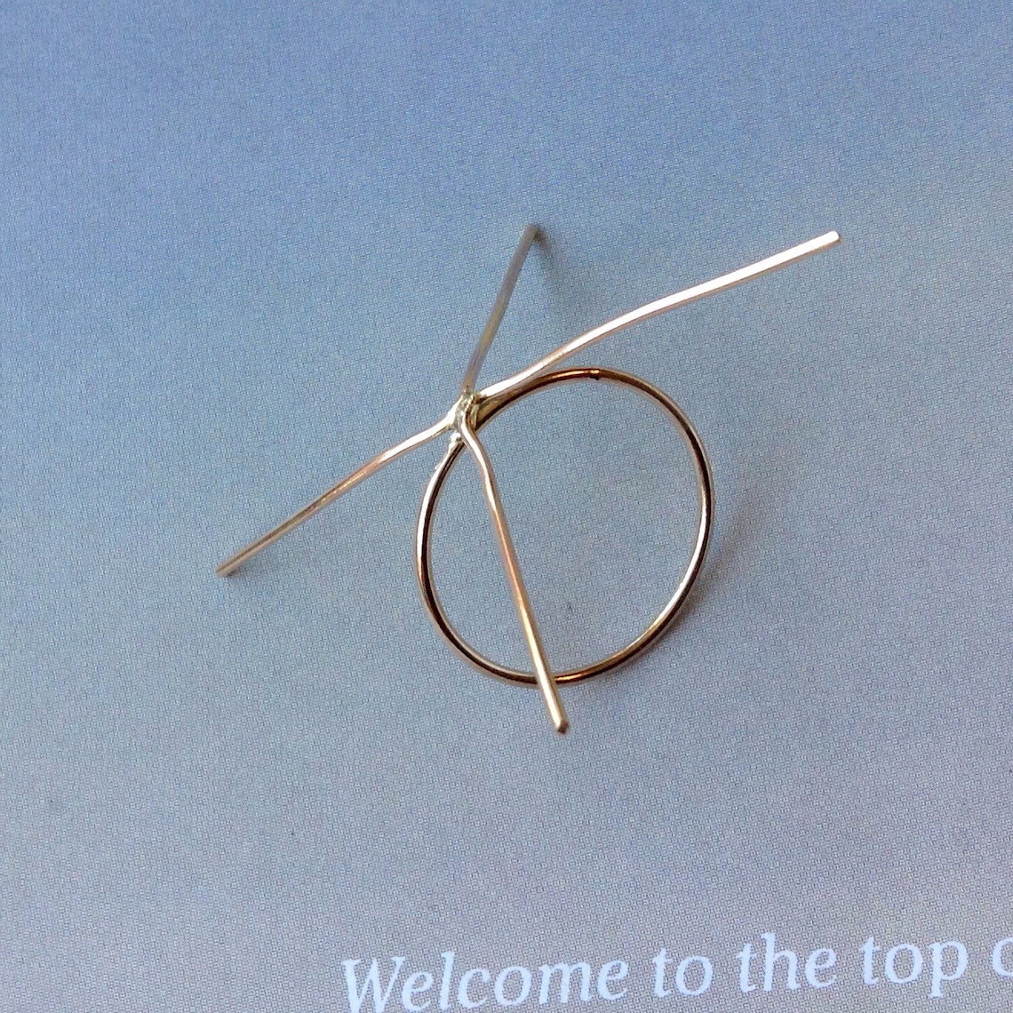 Handmade 4 Prongs Ring Blanks Prong Setting Ring Blanks Gold Etsy