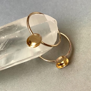 Gold Filled Bezel  Ring Blanks, Oval Bezel Gold Filled Ring Blanks, 10x8,7mmx5mm, 8mmx6mm, 6mmx4mm,Gold Stacking Ring Blanks, Jewelry Making