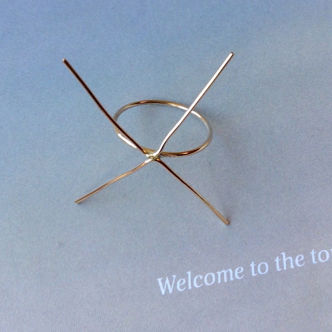 Handmade 4 Prongs Ring Blanks Prong Setting Ring Blanks Gold Etsy