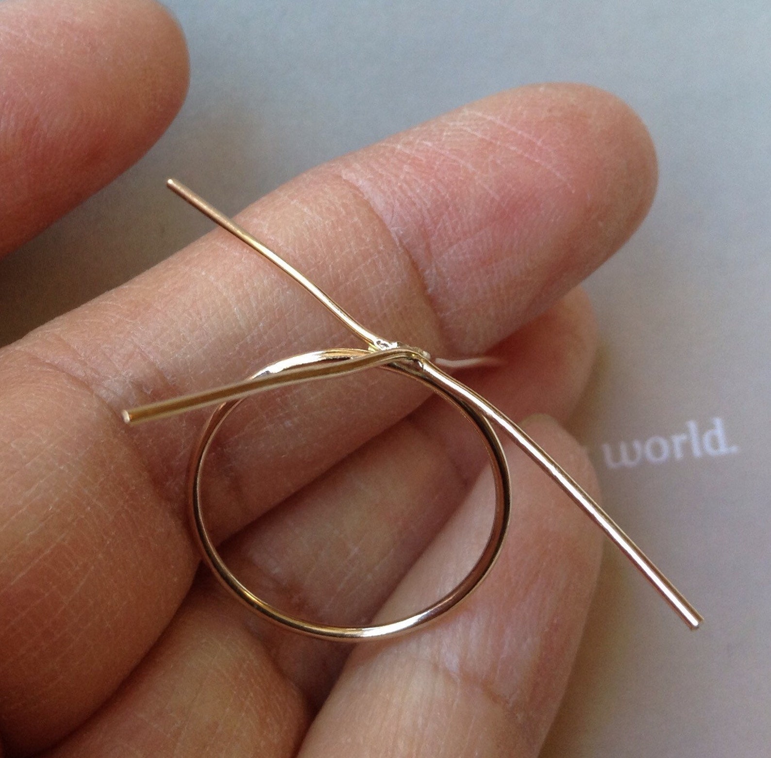 Handmade 4 Prongs Ring Blanks Prong Setting Ring Blanks Gold Etsy