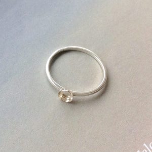Sterling Silver Round Bezel Ring Blanks in 3mm, 4mm, 5mm, 6mm, 8mm, 10mm,Stacking Ring Blanks, Sterling Silver Bezel, Jewelry Making Supply image 2