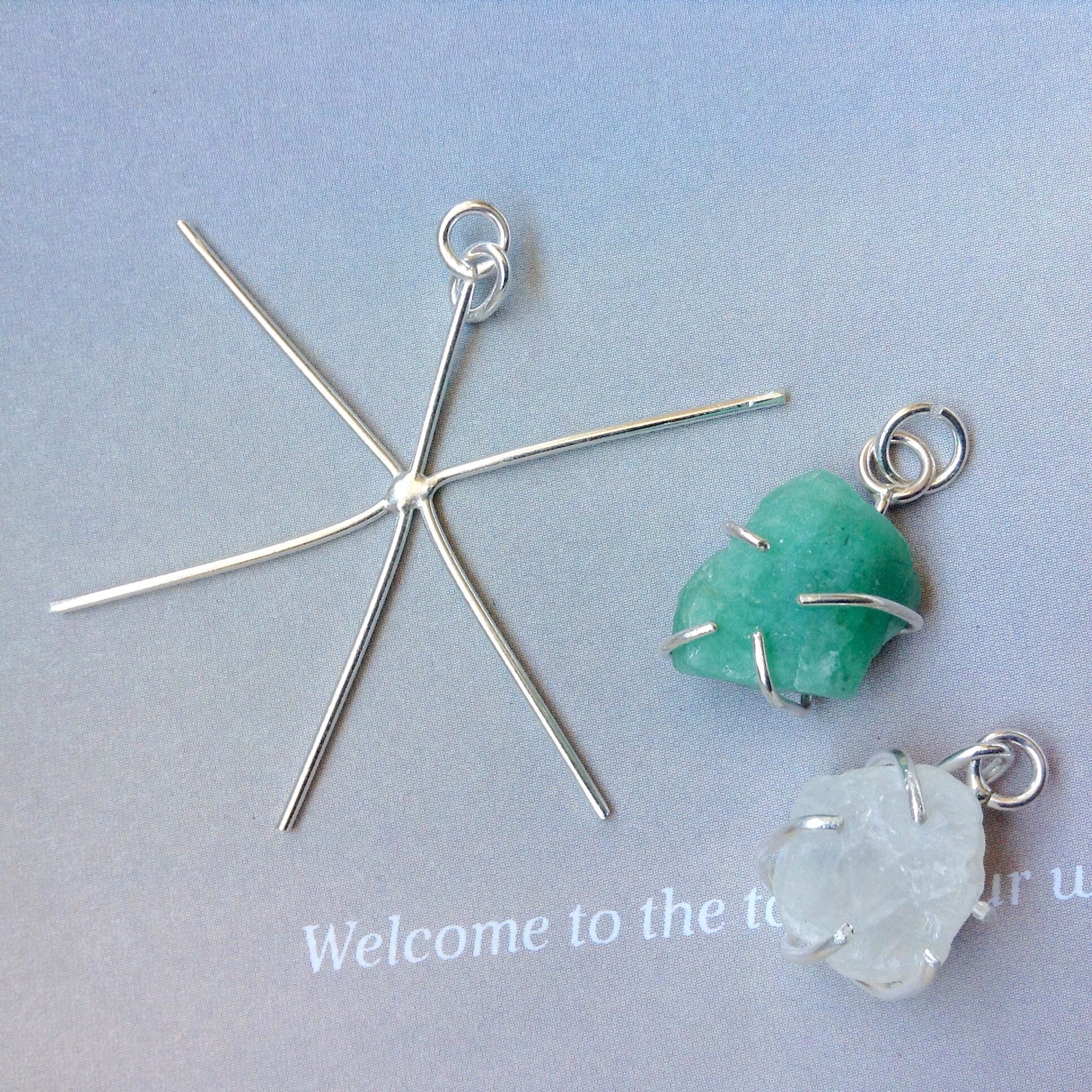 Handmade Pendant Blanks 5 Prongs Pendant Setting for Etsy