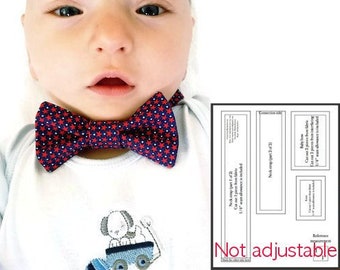 Baby bow tie pattern, Pdf sewing pattern, Little man birthday