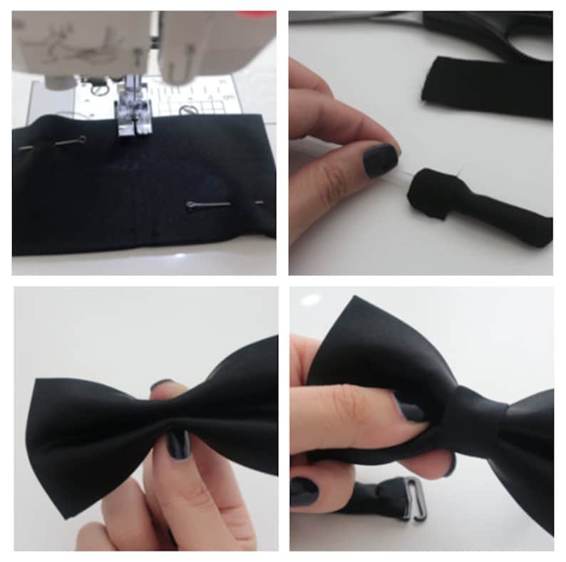 Pdf Pretied Bow Tie Digital Sewing Pattern and Tutorial Bow Etsy Australia