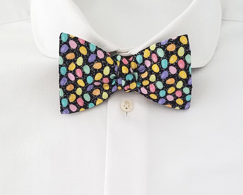 Bow tie sewing pattern, Mens bow tie pattern, Self tie bow tie, Adult bow tie image 2