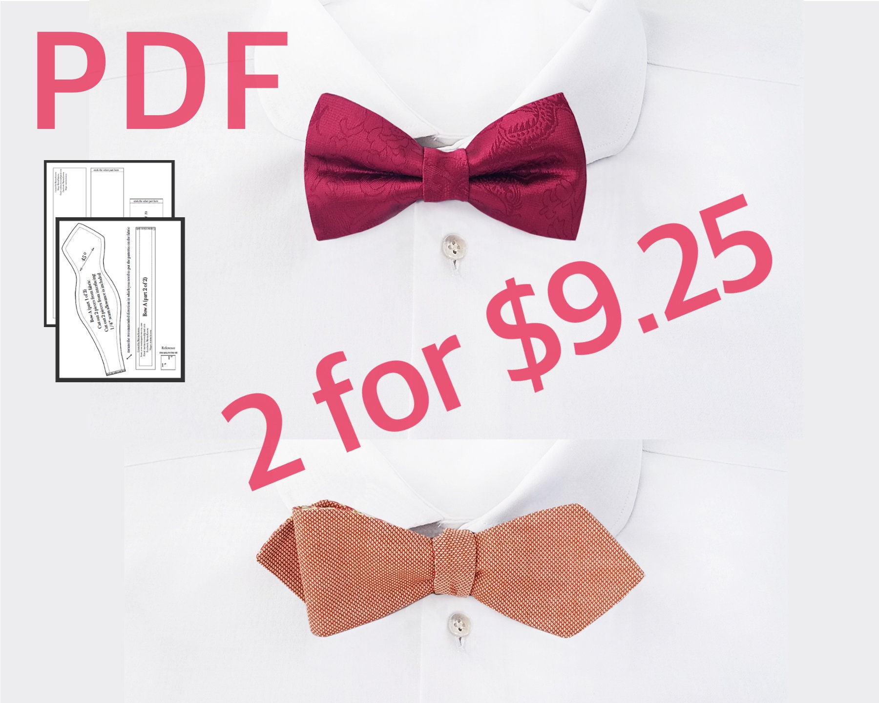 bow tie pattern pdf pre tied bow tie diamond bow tie bow tie etsy hong kong