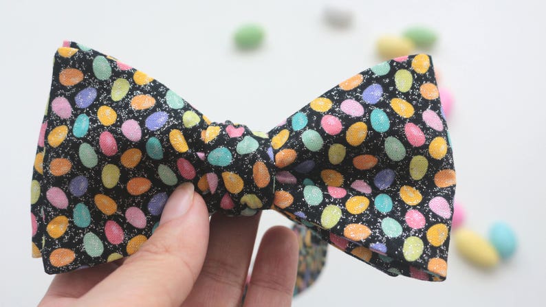 Bow tie sewing pattern, Mens bow tie pattern, Self tie bow tie, Adult bow tie image 5