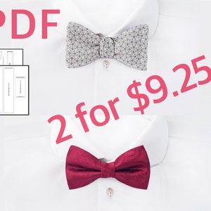Bow tie sewing pattern Freestyle bow tie for women Pre tied bow ties Mens bow tie pattern pdf Bow tie pattern for men