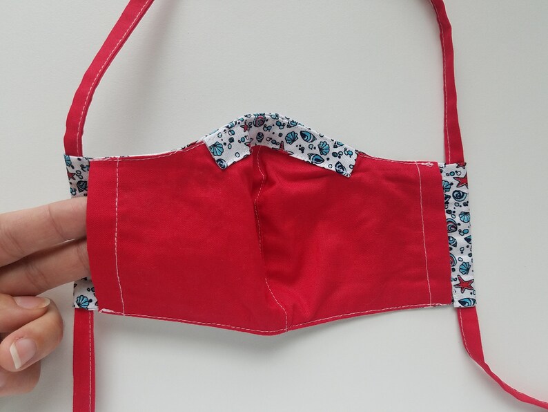 Kids Face Mask Sewing PATTERN 36 y/o Fabric Face Mask PDF Etsy