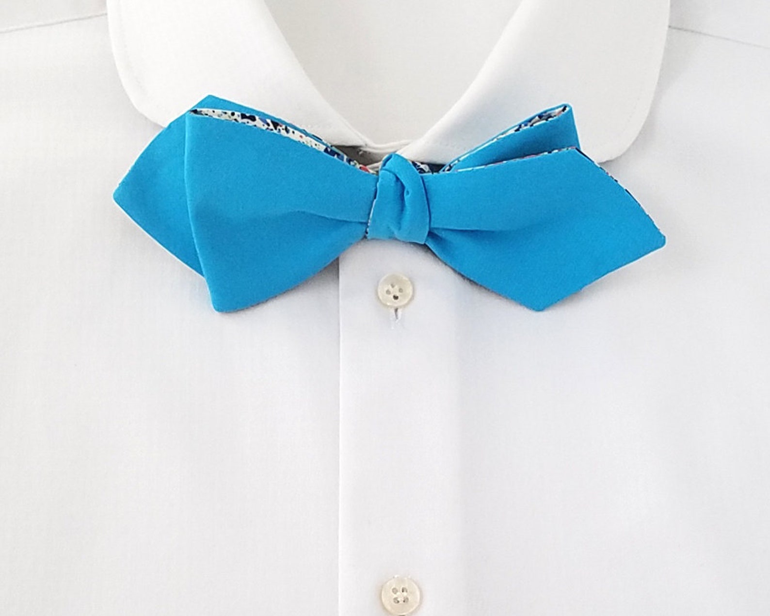 Bow Tie Sewing Pattern Diamond Tip Bow Tie Mens Bow Tie Etsy