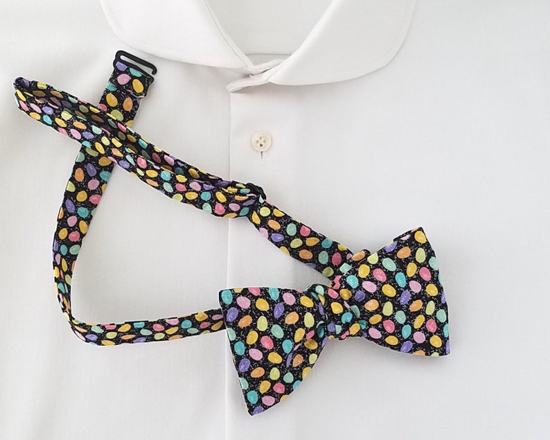 Bow tie sewing pattern, Mens bow tie pattern, Self tie bow tie, Adult bow tie image 3