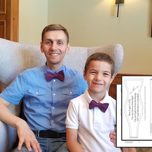 PDF Bow tie patterns Boy bow tie pattern Father and son matching bowties