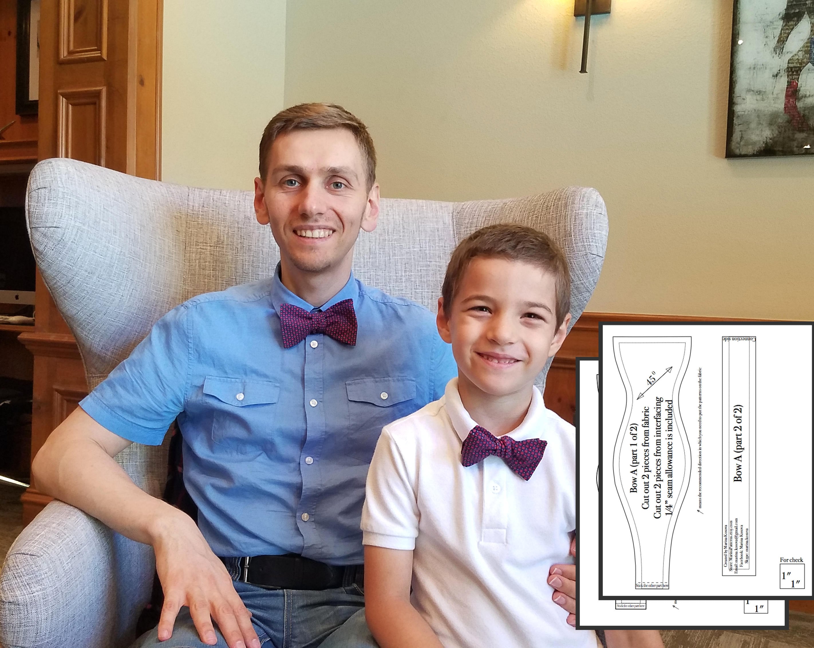 Toddler bow tie Father son match Daddy and me gift set Marigold bow tie Magenta Bow tie set for daddy and son Grandpa me 