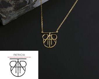 Collier prénom personnalisé, Collier prénom avec logo, Cadeau pour elle, Cadeau personnalisé, Cadeau unique en son genre, Collier prénom en or, Cadeaux pour maman