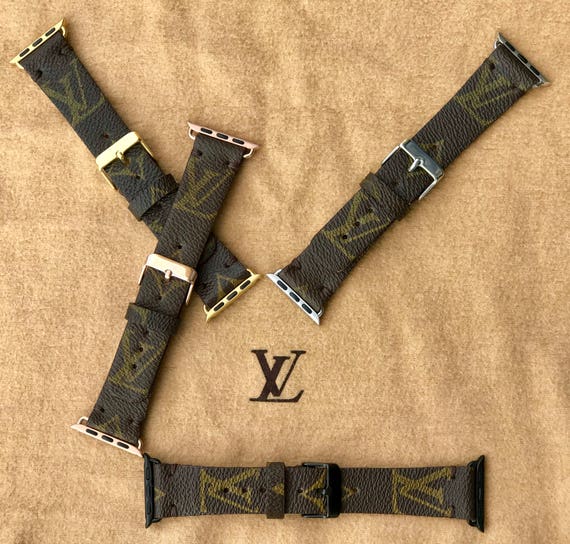 Authentic Re-purposed Handmade Louis Vuitton LV Apple Watch | Etsy