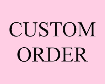 COMMANDE PERSONNALISÉE