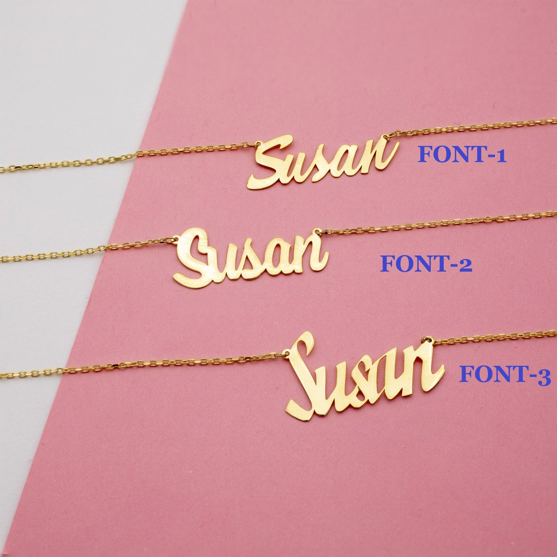 Name Necklace Personalized Personalized Necklace name Etsy