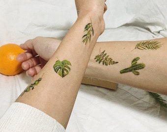 Palm Leaf Tattoo Etsy Palm Leaf Tattoo Etsy