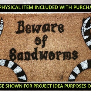 Beware of Sandworms Digital Cut File // Halloween // Beetlejuice // SVG // Silhouette Cameo // Cricut Design Space