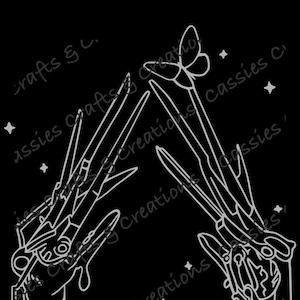 Edward Scissorhands Digital Cut File // Halloween // Edward // SVG // Silhouette Cameo // Cricut Design Space