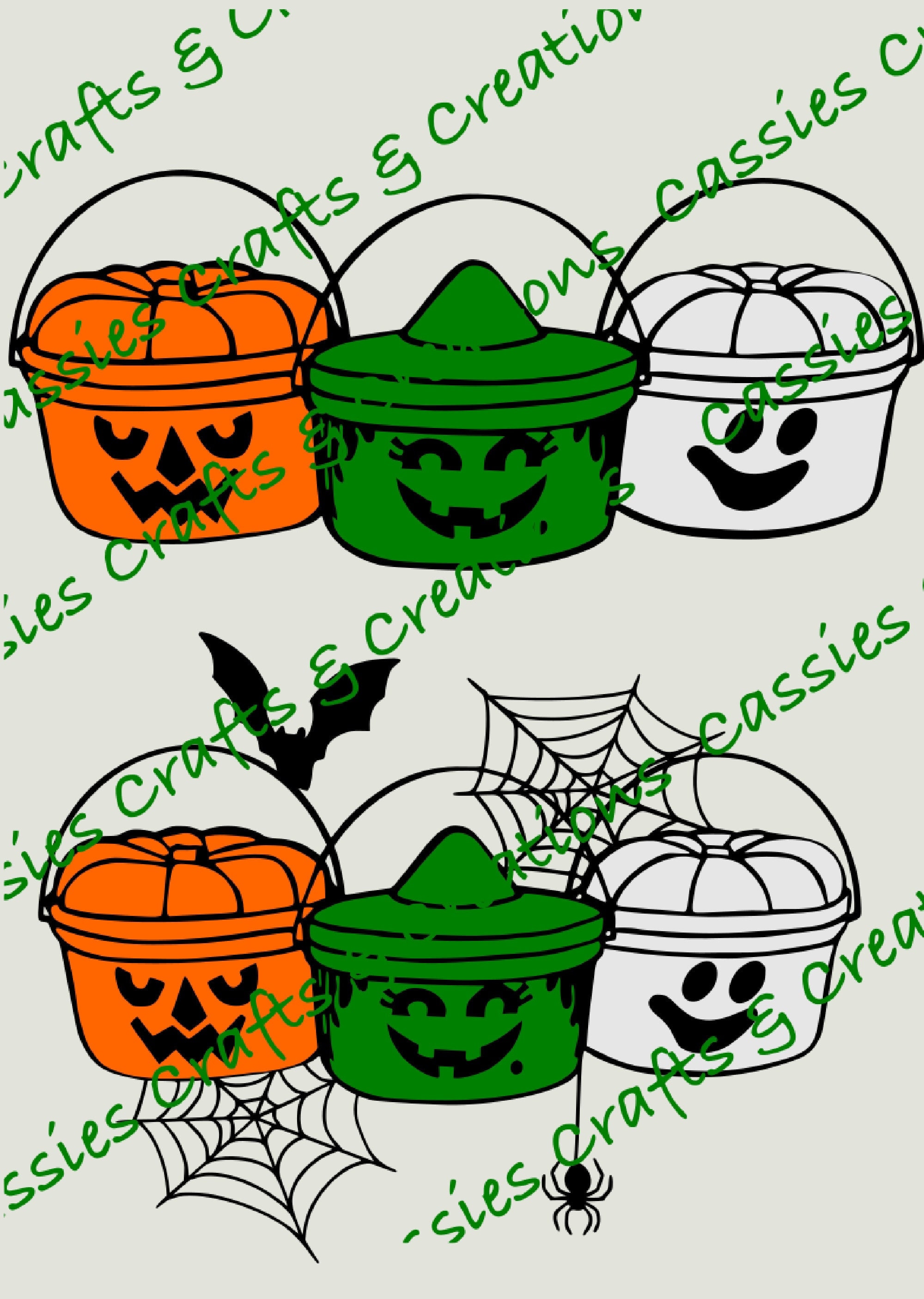 Mcdonalds Halloween Bucket Digital Cut File // Halloween // Etsy