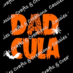 Dadcula - Digital Cut File // Halloween // SVG // Silhouette Cameo // Cricut Design Space