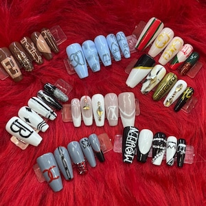 Stray kids X brands boyfriend press-on nails