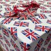 Union Jack Platinum Jubilee Tablecloth - 100cm, 150cm, 200cm, 250cm, 300cm - Table Accessories, Table Cover -Red, White and Blue-Rectangular