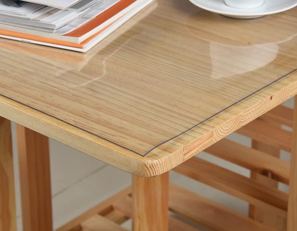 Extra Heavy Duty Clear Translucent PVC Plastic Sheeting Table Etsy