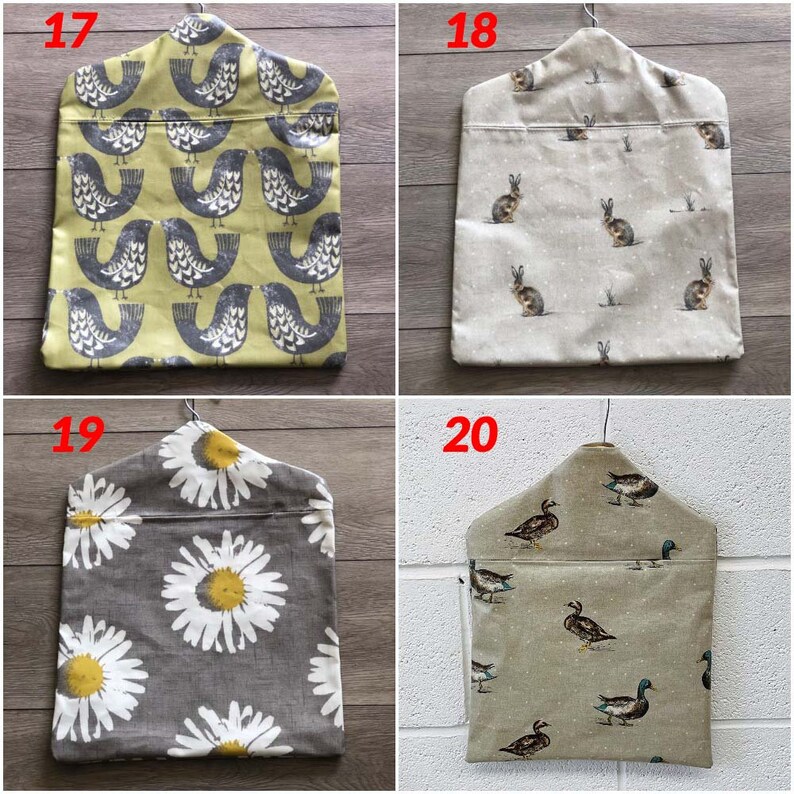 Wipe Clean Oilcloth Cotton Peg Bags Waterproof Peg Bag Etsy UK