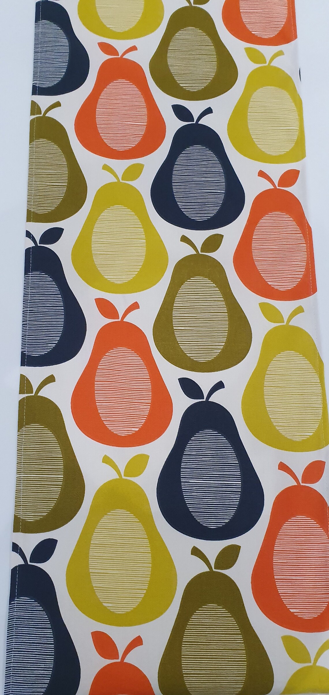 Orla Kiely Scribble Pear Cotton Fabric Table Runner3 Sizes Etsy