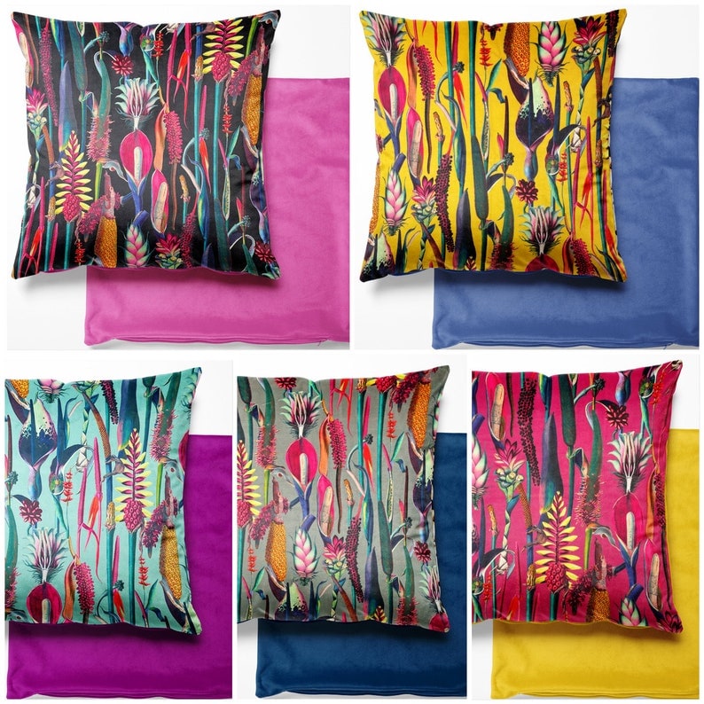 Velvet Cushions Handmade in the UK