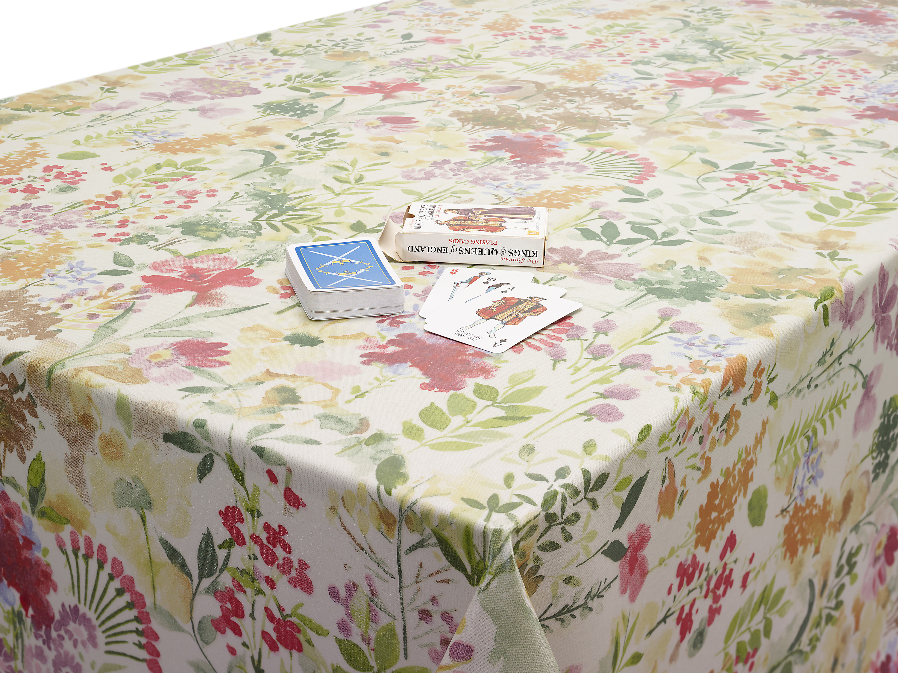Oilcloth Wipe Clean Tablecloth Fabric Multi Floral Etsy UK