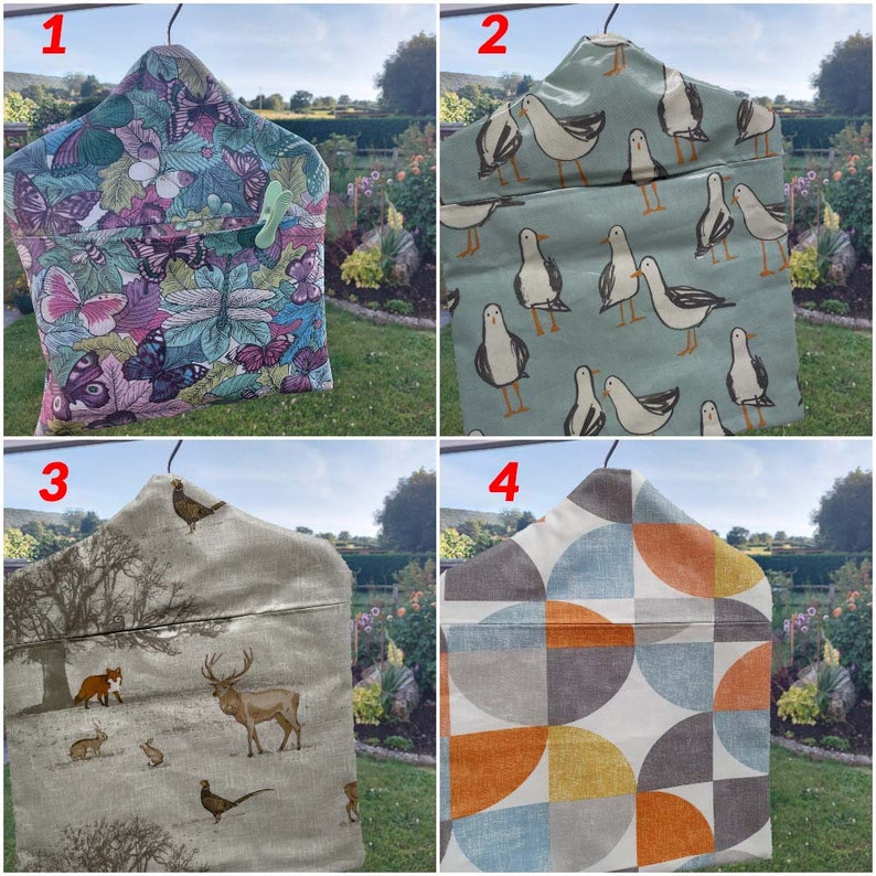 Wipe Clean Oilcloth Cotton Peg Bags Waterproof Peg Bag Etsy UK