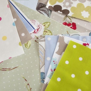 2kg Bag of Oilcloth Offcuts and Roll End Remnants - Various Designs From our Current Shop Selection - Great Crafting Material