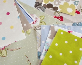 2kg Bag of Oilcloth Offcuts and Roll End Remnants - Various Designs From our Current Shop Selection - Great Crafting Material