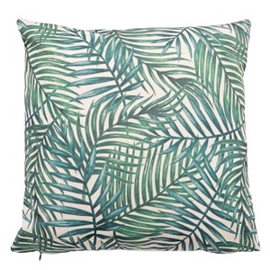 Outdoor Showerproof Cushion Cover | Chartwell Natural Square Cushion Covers 16&quot; 18&quot; 20&quot; For Outside Use | Repels Rain Water & Moisture