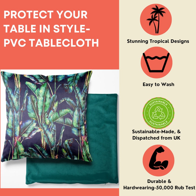 Tropical Velvet Cushion Covers Botanical, Floral, Exotic, Premium Quality-Square Cushion Cover 46cm x 46cm Lounge Decor Handmade in the UK image 8