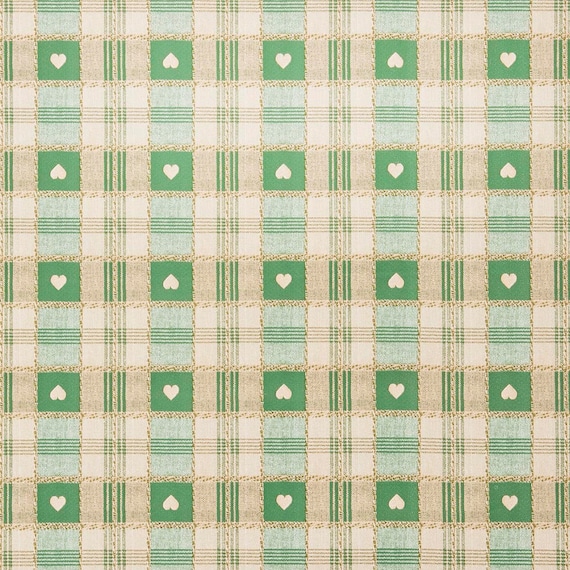 Code C57-1 Red Heart Check PVC Wipe Clean Vinyl Tablecloth ALL SIZES