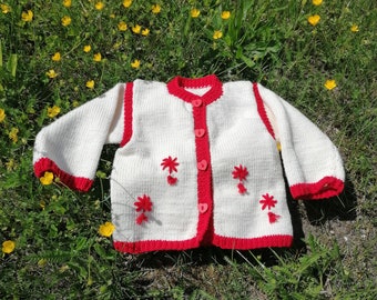 Baby Jäckchen für Mädchen Folklore Gr. 80/86