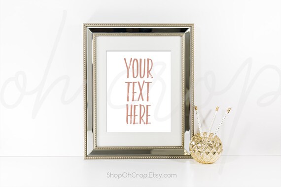 8x10 Mockup Photo Frame Mockup Scene Creator Photo Product