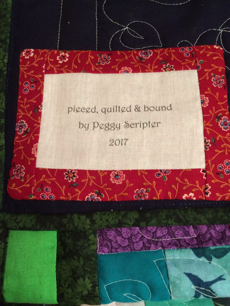 Custom Quilt Labels Etsy